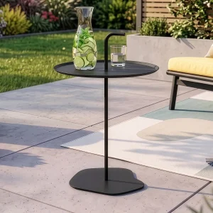 Udendørs metalbord Calimera 56,5 x Ø 38 cm [casa.pro]