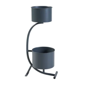 Blomsterstativ Almelo 63x29x21cm metal [en.casa].