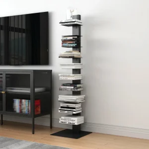 Stående hylde Eksjö 150x39x39 cm [en.casa].