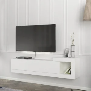TV-skab Luhanka 150x29,5x38,5cm egetræ i forskellige farver [en.casa].