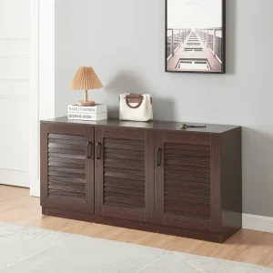 Skoskab Løten 125x36x62 cm Wenge [en.casa]