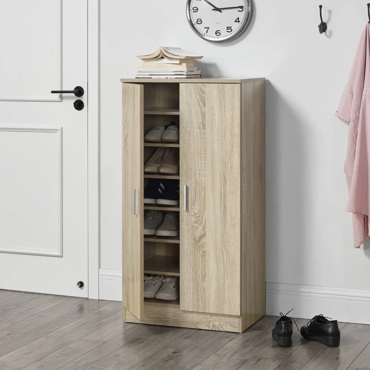 Skoskab Notribontaa 108x55x35 cm [en.casa] - Billede 7