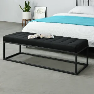 Polstret bænk Salta metal 120x40x38 cm i forskellige farver. farver [pro.tec]